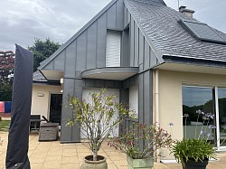 Bardage en zinc à Fouesnant